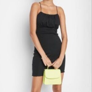 Wild Fable Black Milkmaid Dress